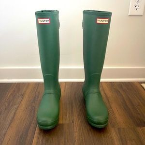 Adjustable Hunter Original Tall For Women Boot | Matte Green | Women’s 9
